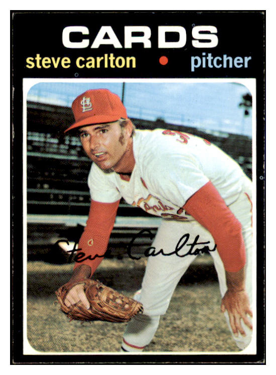 1971 Topps Baseball #055 Steve Carlton Cardinals EX-MT 508761