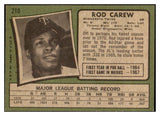 1971 Topps Baseball #210 Rod Carew Twins EX-MT 508763