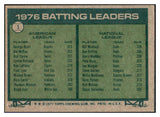 1977 Topps Baseball #001 Batting Leaders George Brett EX 508770