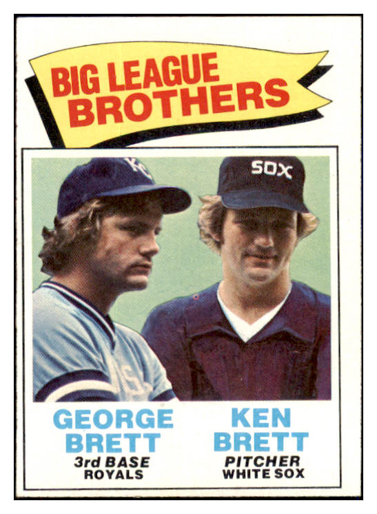 1977 Topps Baseball #631 George Brett Ken Brett EX-MT 508773