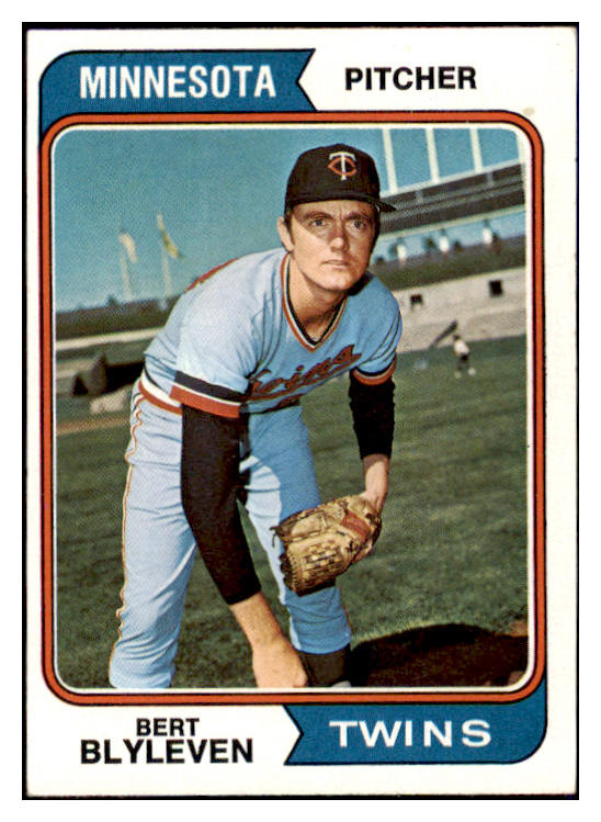 1974 Topps Baseball #098 Bert Blyleven Twins EX-MT 508776