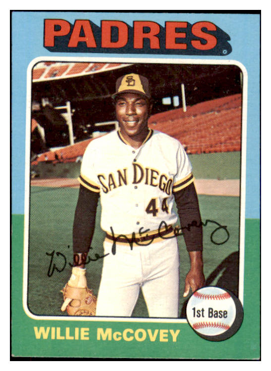 1975 Topps Baseball #450 Willie McCovey Padres EX 508782