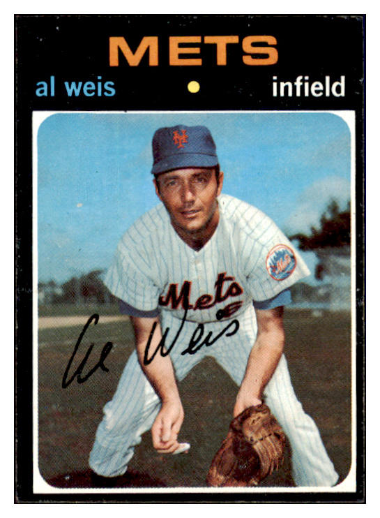 1971 Topps Baseball #751 Al Weis Mets EX-MT 508791