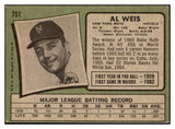 1971 Topps Baseball #751 Al Weis Mets EX-MT 508791