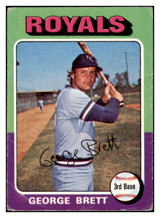 1975 Topps Baseball #228 George Brett Royals VG 508808