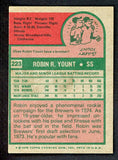 1975 Topps Baseball #223 Robin Yount Brewers EX 508821