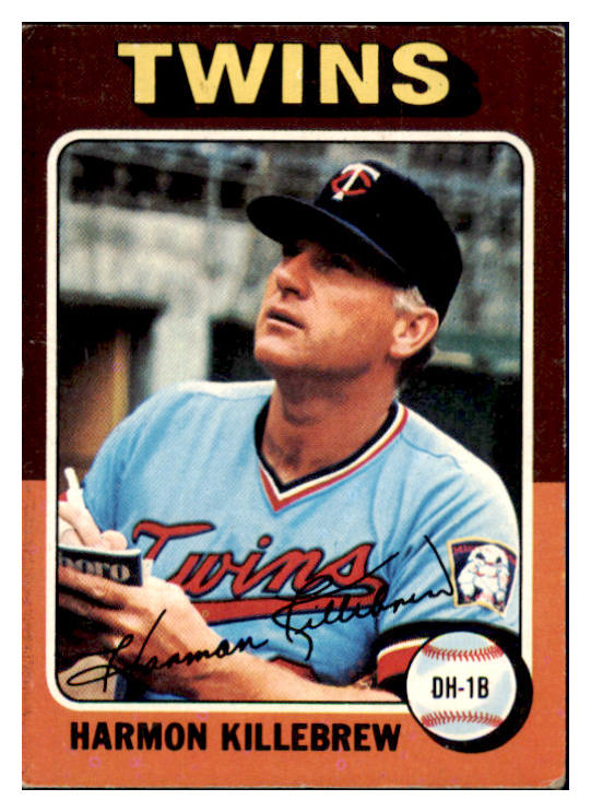 1975 Topps Baseball #640 Harmon Killebrew Twins EX 508826