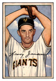 1952 Bowman Baseball #090 Larry Jansen Giants VG-EX 508855