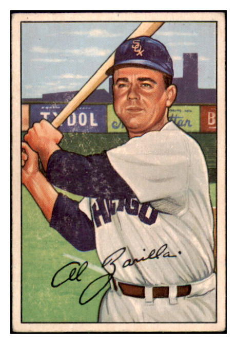 1952 Bowman Baseball #113 Al Zarilla White Sox VG-EX 508867