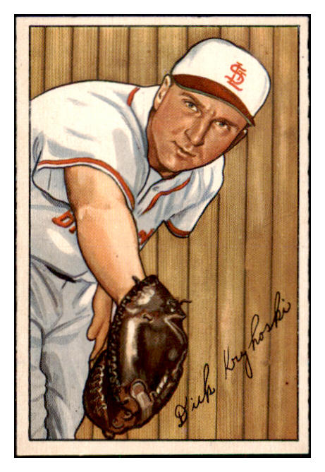 1952 Bowman Baseball #133 Dick Kryhoski Browns VG-EX 508873