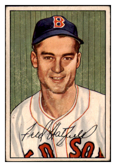 1952 Bowman Baseball #153 Fred Hatfield Red Sox VG-EX 508885