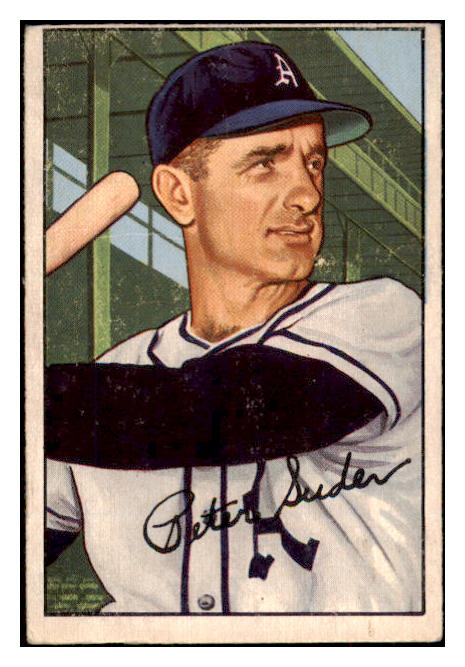 1952 Bowman Baseball #179 Pete Suder A's VG-EX 508904