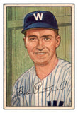 1952 Bowman Baseball #194 Bob Porterfield Senators VG-EX 508912