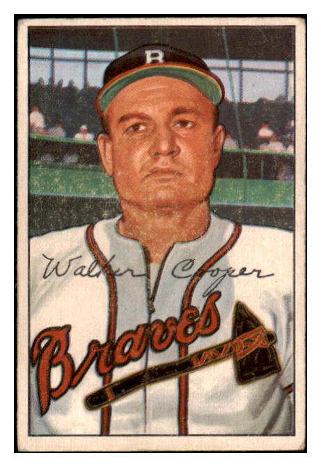 1952 Bowman Baseball #208 Walker Cooper Braves VG-EX 508915