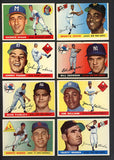 1955 Topps Set Lot 120 Diff Mid Grade Spahn Irvin Podres 508950