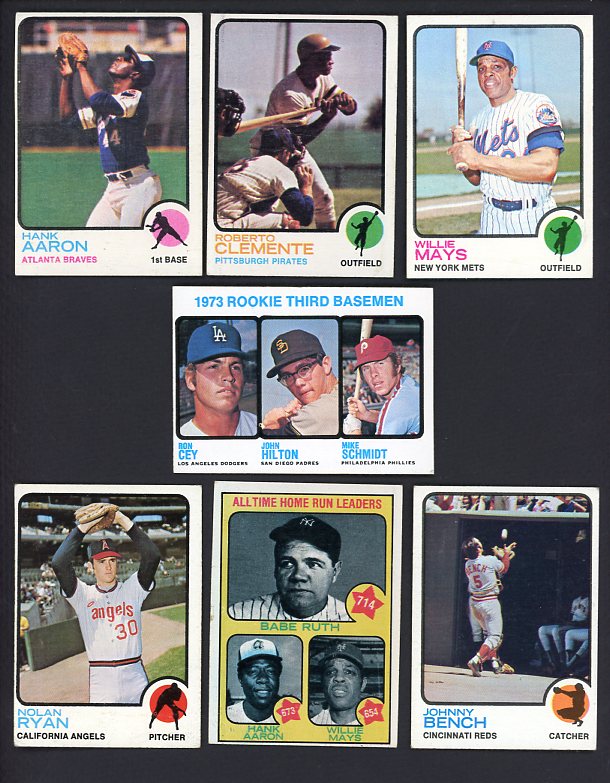 1973 Topps Baseball Complete Set VG-EX/EX Schmidt Ryan 508962