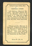 1933 V304B O Pee Chee #065 Vernon Ayers Maroons Low Grade 509033
