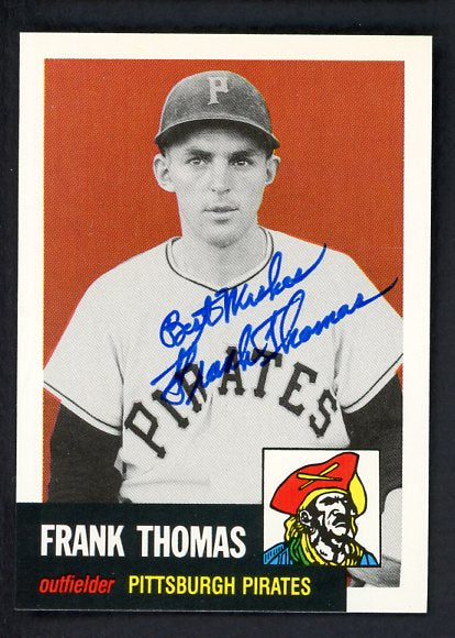 1953 Topps Archives #283 Frank Thomas Pirates Signed Autographed 509107