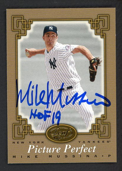 2004 Donruss #PP13 Mike Mussina Yankees Signed Autographed 509115