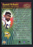 1998 Pacific #243 Randall McDaniel Vikings Signed Autographed 509119