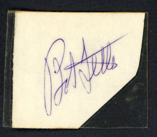 Bob Feller Indians Cut Signature Laminated Signed Autographed 509128