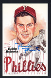 Perez Steele Postcard Robin Roberts Phillies Signed Autographed 509144