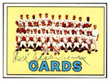 1967 Topps #173 Red Schoendienst Cardinals Signed Autographed 509159