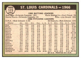 1967 Topps #173 Red Schoendienst Cardinals Signed Autographed 509159