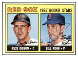 1967 Topps #547 Bill Rohr Red Sox Signed Autographed 509178