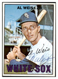 1967 Topps #556 Al Weis White Sox Signed Autographed 509181