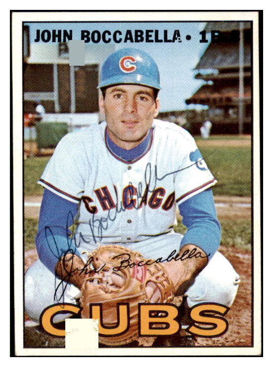 1967 Topps #578 John Boccabella Cubs Signed Autographed 509186