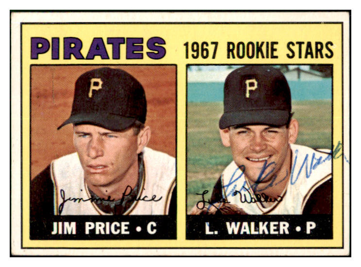 1967 Topps #123 Luke Walker Pirates Signed Autographed 509241