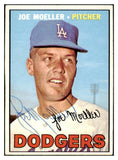 1967 Topps #149 Joe Moeller Dodgers Signed Autographed 509252