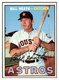 1967 Topps #172 Bill Heath Astros Signed Autographed 509259