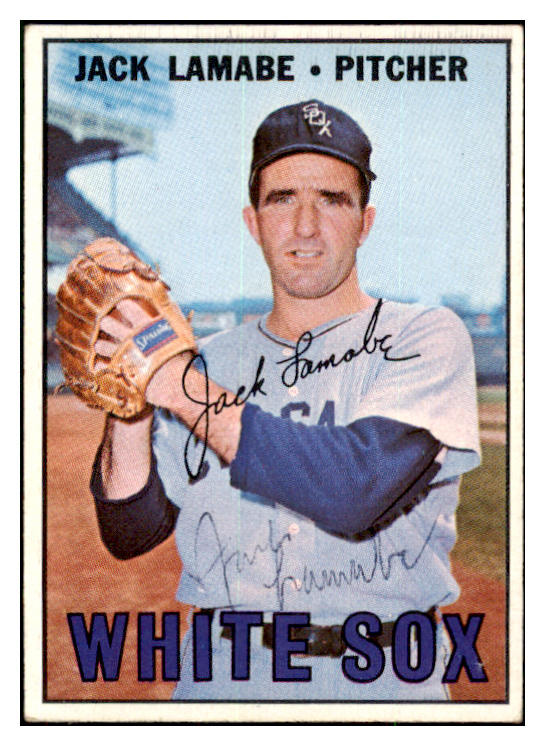 1967 Topps #208 Jack Lamabe White Sox Signed Autographed 509276