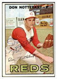 1967 Topps #269 Don Nottebart Reds Signed Autographed 509287