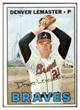 1967 Topps #288 Denver Lemaster Braves Signed Autographed 509289