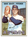 1967 Topps #318 Dave Giusti Astros Signed Autographed 509299