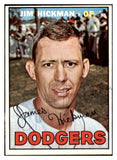 1967 Topps #346 Jim Hickman Dodgers Signed Autographed 509310