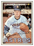 1967 Topps #364 Claude Raymond Astros Signed Autographed 509314