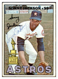 1967 Topps #415 Sonny Jackson Astros Signed Autographed 509330