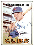 1967 Topps #419 Don Kessinger Cubs Signed Autographed 509331