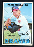 1967 Topps #518 Denis Menke Braves Signed Autographed 509355