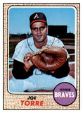 1968 Topps #030 Joe Torre Braves Signed Autographed 509374