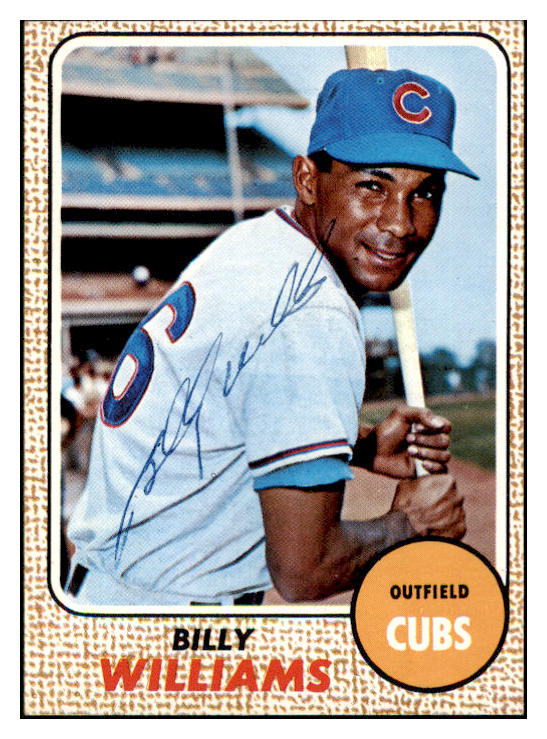 1968 Topps #037 Billy Williams Cubs Signed Autographed 509375