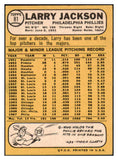 1968 Topps #081 Larry Jackson Phillies Signed Autographed 509407