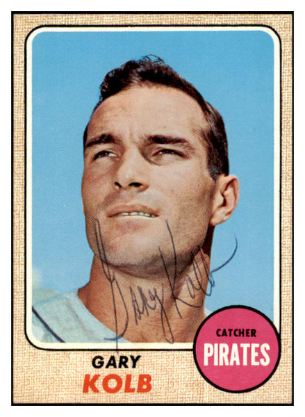 1968 Topps #407 Gary Kolb Pirates Signed Autographed 509498