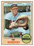 1968 Topps #428 Vic Roznovsky Orioles Signed Autographed 509507