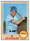 1968 Topps #451 Al Spangler Cubs Signed Autographed 509517