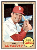 1968 Topps #275 Tim Mccarver Cardinals Signed Autographed 509561